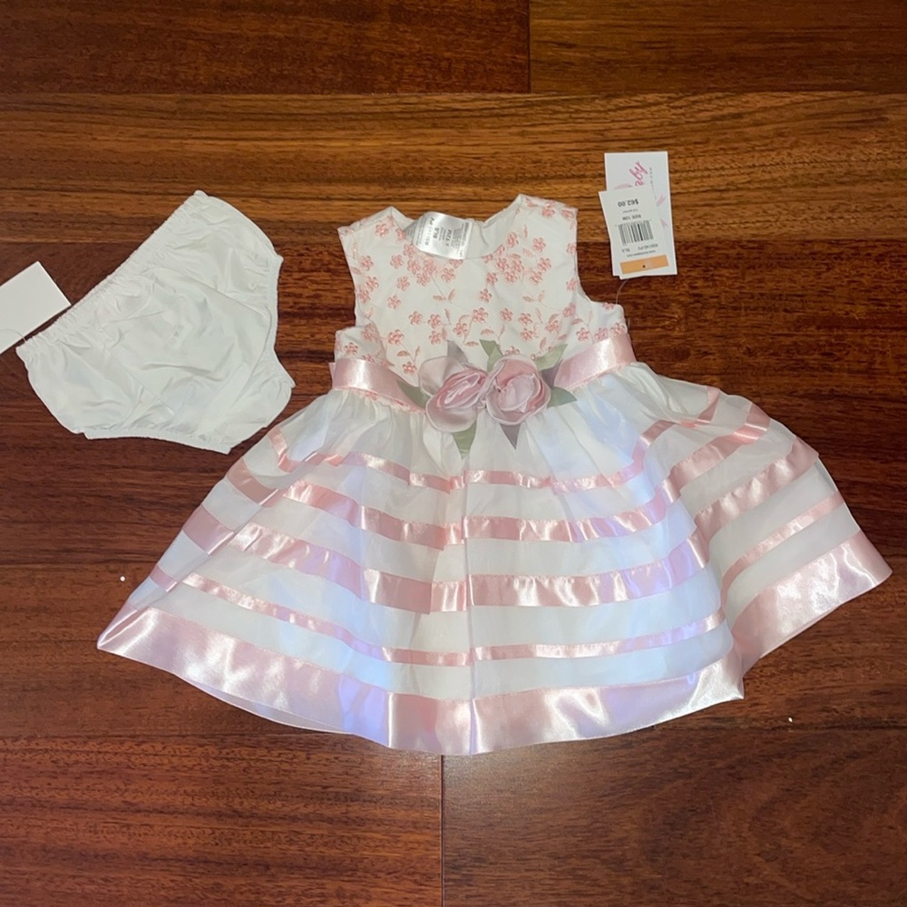 Fancy formal dress for baby girl - 12 months
